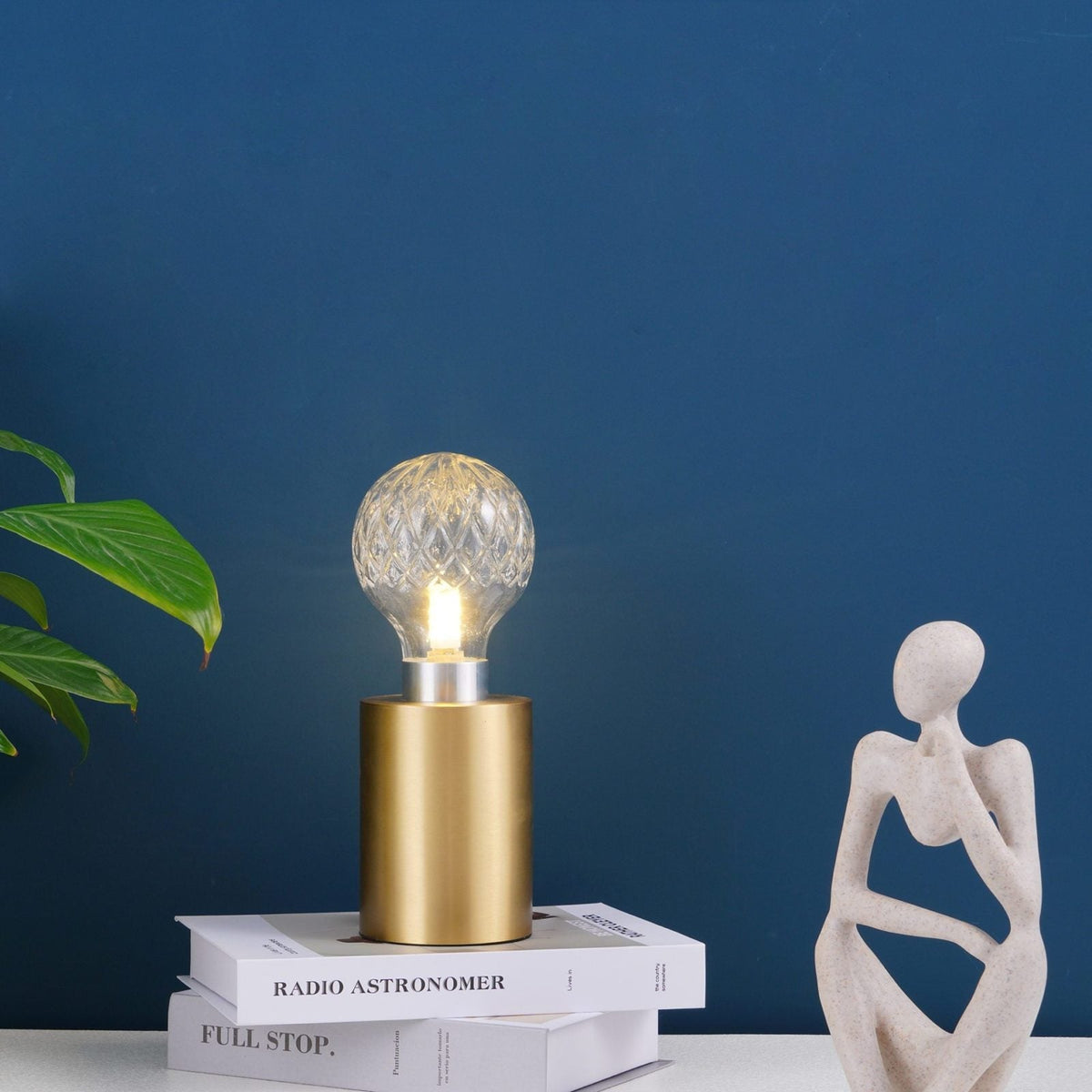 LED Table Lamp with Crystal Bulb