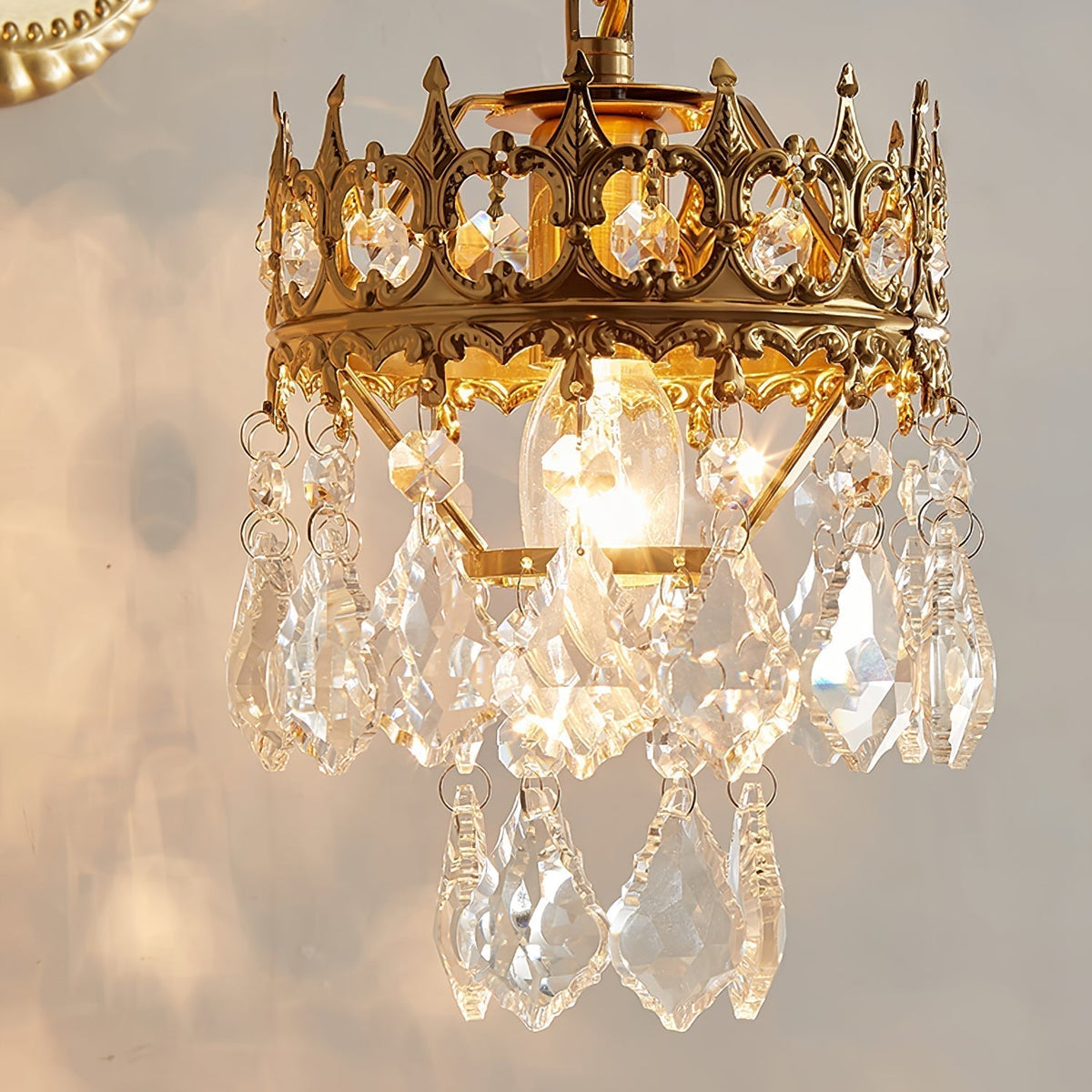 Crystal Crown Sconce