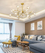 Crystal Ball Round Cluster Chandelier