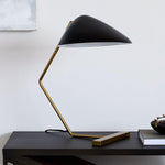 Curvilinear Mid Century Table Lamp