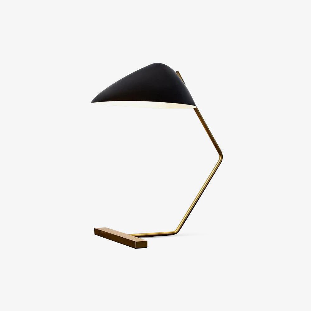 Curvilinear Mid Century Table Lamp