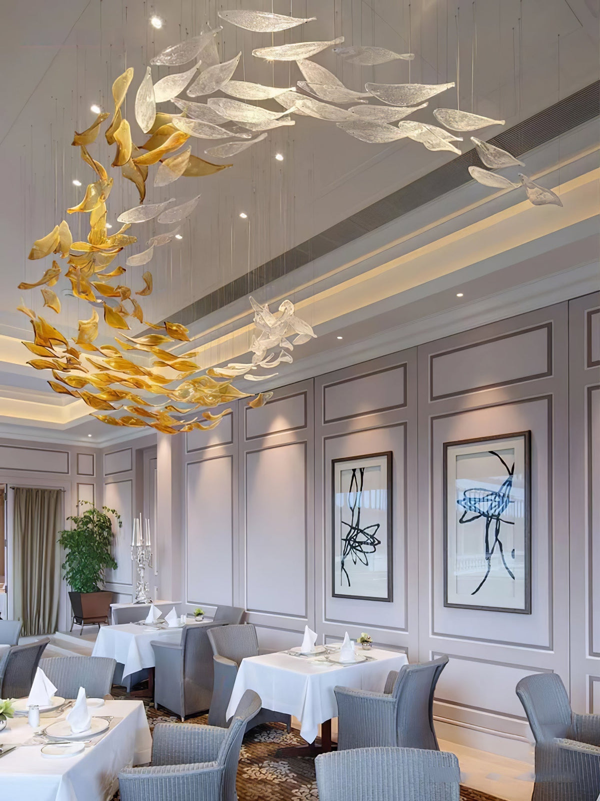Swaying Leaves Chandelier Pendant Light