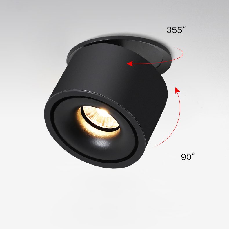 Recessed LED cylinder downlight