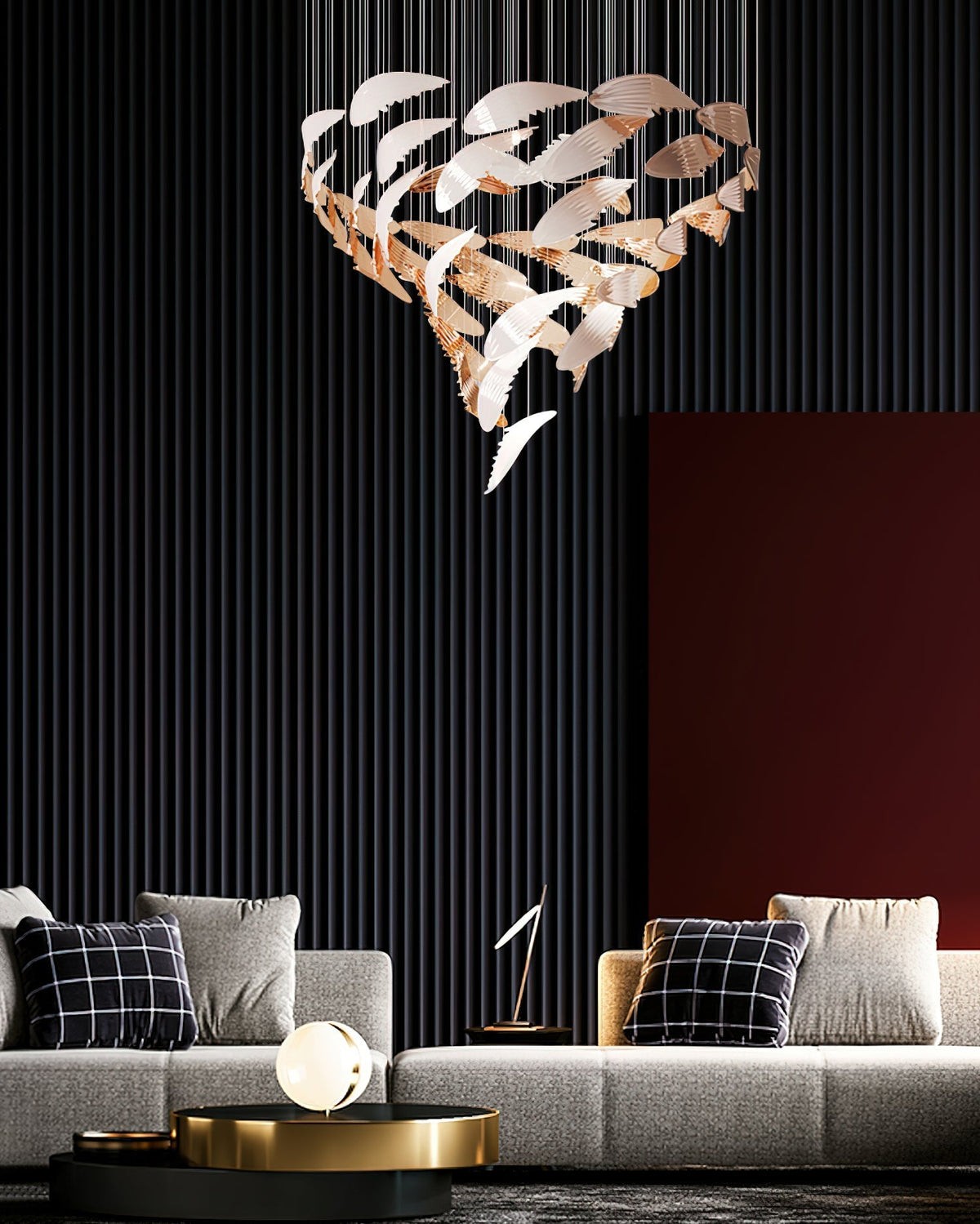 Bennett Crown-Shaped Ceiling Light
