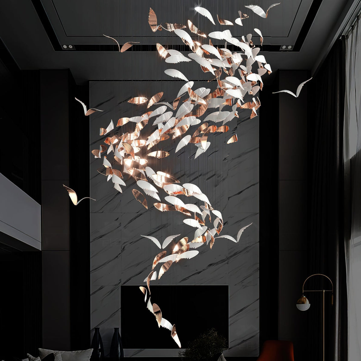 Bennett Crown-Shaped Ceiling Light