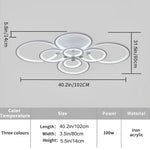 Elegant Semi Flush Mount Ceiling Lights With Unique Overlapping Rings