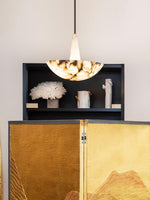 Alabaster Domus Ceiling Chandelier Fixture