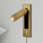 Embedded Bedside Plug In Sconce