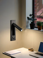 Embedded Bedside Plug In Sconce