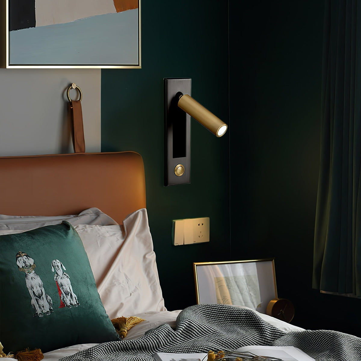 Embedded Bedside Plug In Sconce