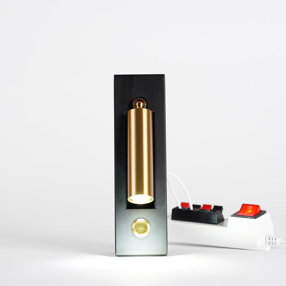 Embedded Bedside Plug In Sconce
