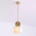 Etruscan Aabaster Pendant Light