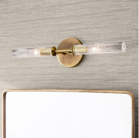 farmhouse-transparent-ribbed-glass-double-tube-sconce