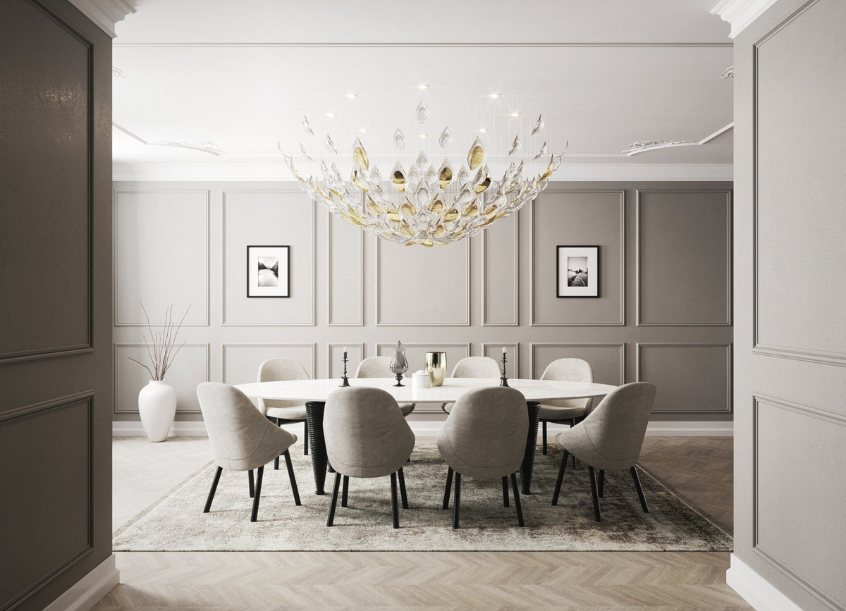 Floating Leaves Chandelier Ceiling Light Fixture