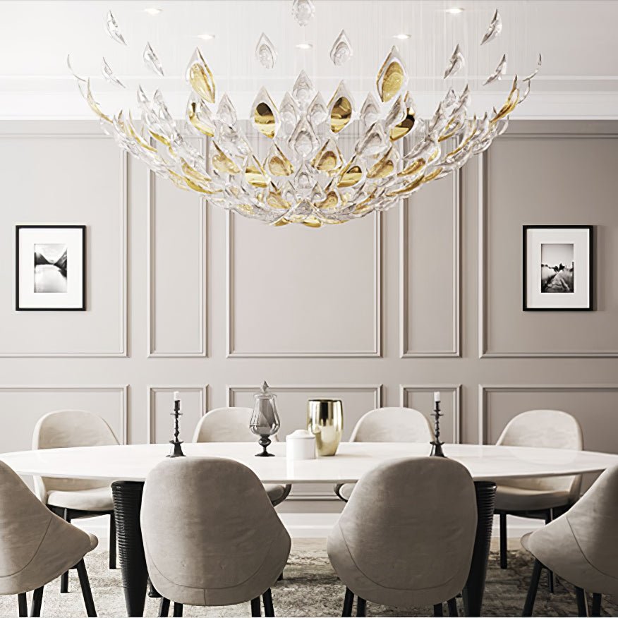 Floating Leaves Chandelier Ceiling Light Fixture