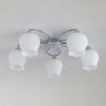 Floral Glass Ceiling Lamp
