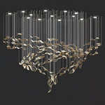 Fluttering Leaf Ceiling Chandelier Light Fixture