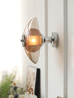 Flying Saucer Chrome Wall Light