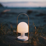 Portable Glass Charging Table Lamp