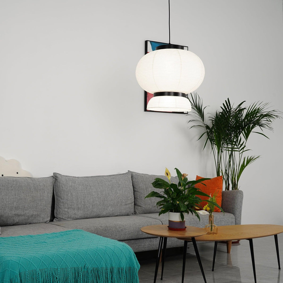 Rice Paper Lantern Pendant Lamp