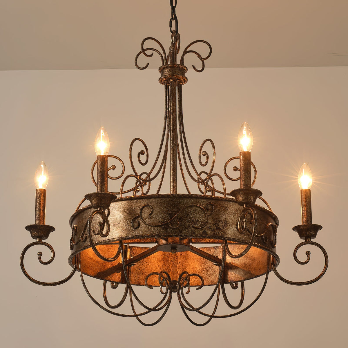 franklin-rust-candlestick-chandelier