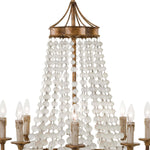 frosted-crystal-bead-chandelier