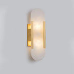 Melange Elongated Alabaster Sconce