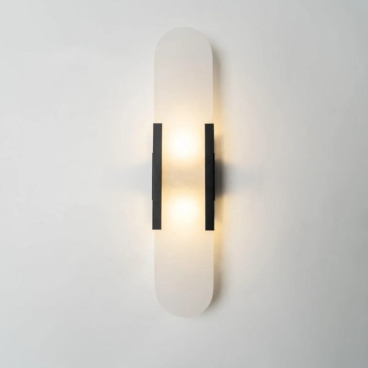 Melange Elongated Alabaster Sconce