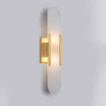 Melange Elongated Alabaster Sconce