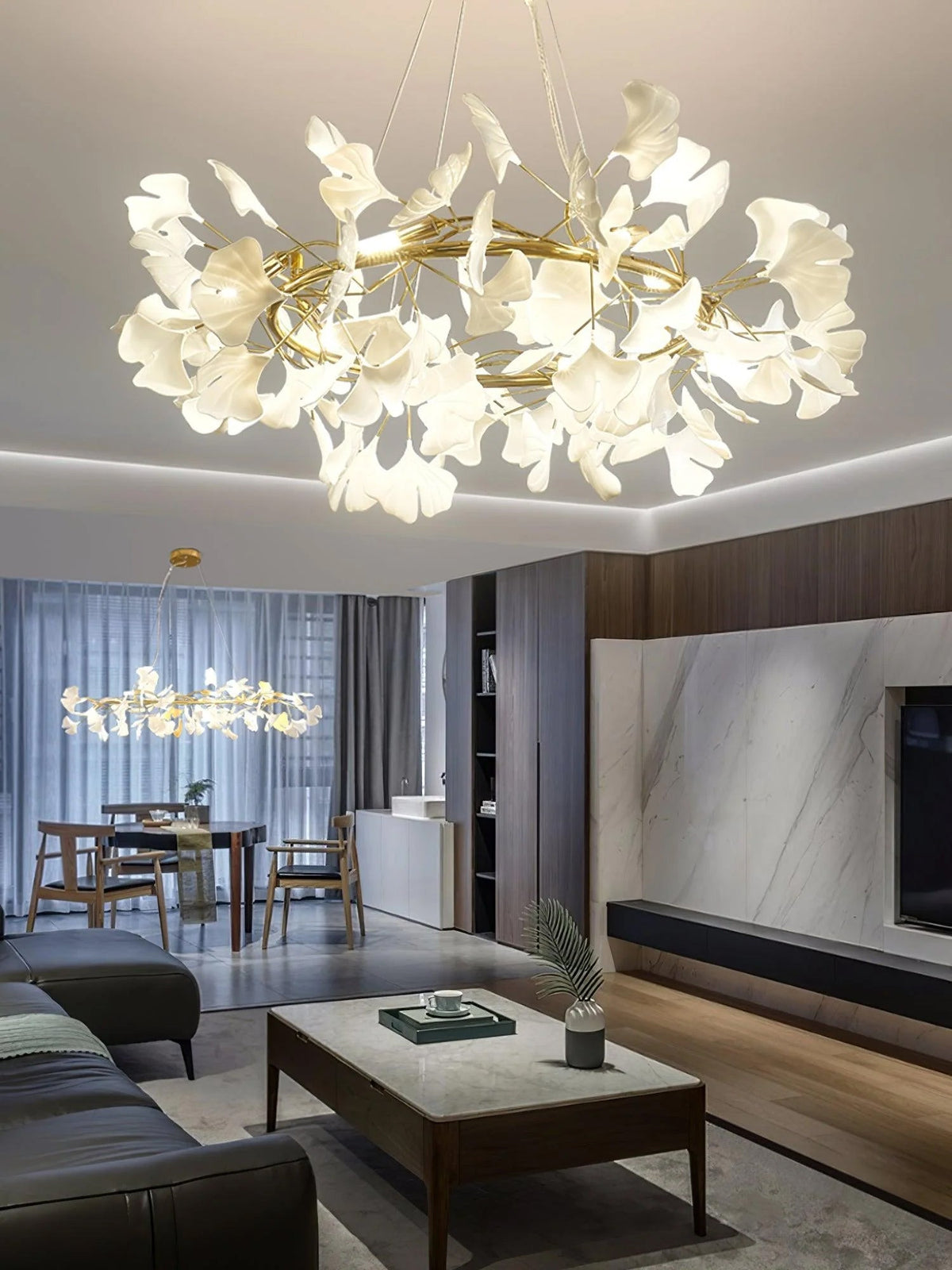gingko-chandelier-o
