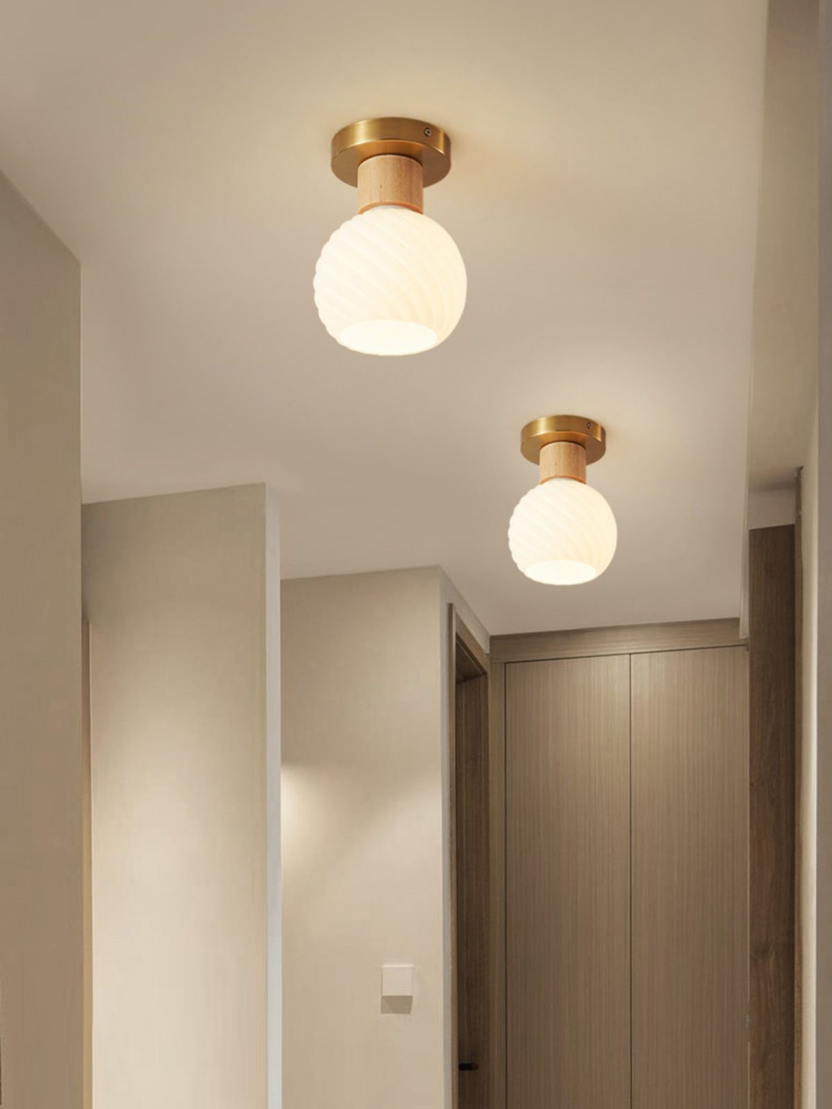 Horn Shaped Small Ceiling Lamp