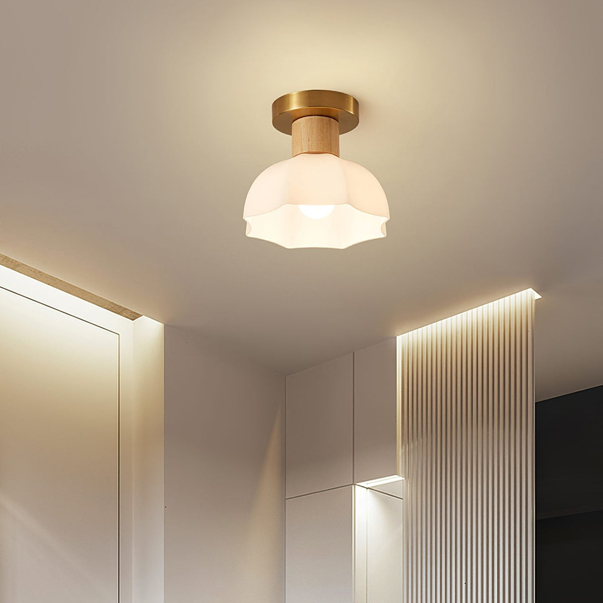 Horn Shaped Small Ceiling Lamp