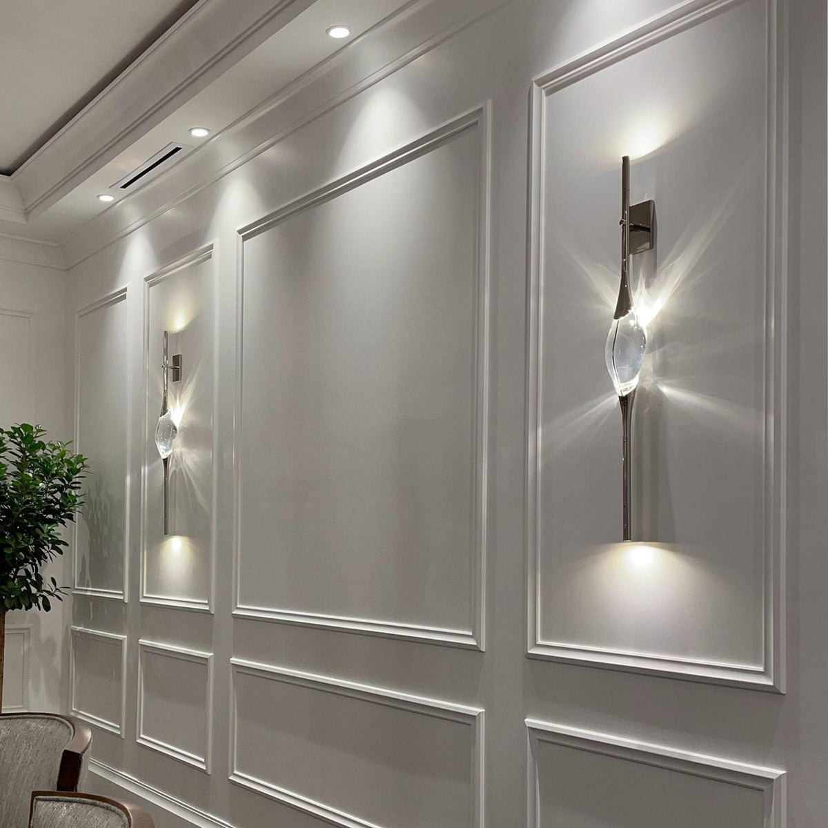 Female Silhouette Wall Light