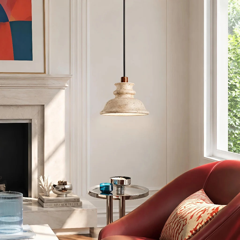 maja-wabi-sabi-bell-travertine-pendant-light