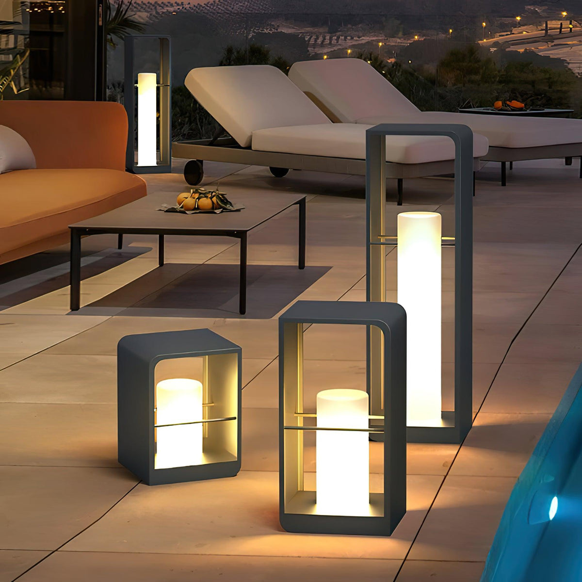 Led Lantern Garden Outdoor Light