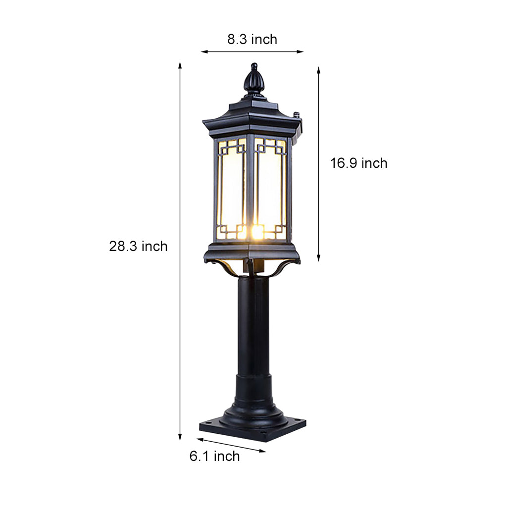 Classic Chinese Style Landscape Decorative Lighting Pathway Lights For Villa Courtyard