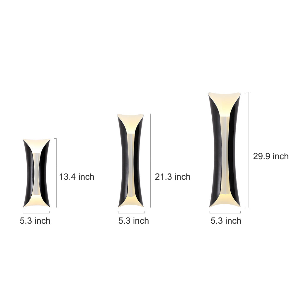 Nordic Minimalist Strip LED Wall Sconces Atmosphere Decorative Lighting for Bedside Corridor