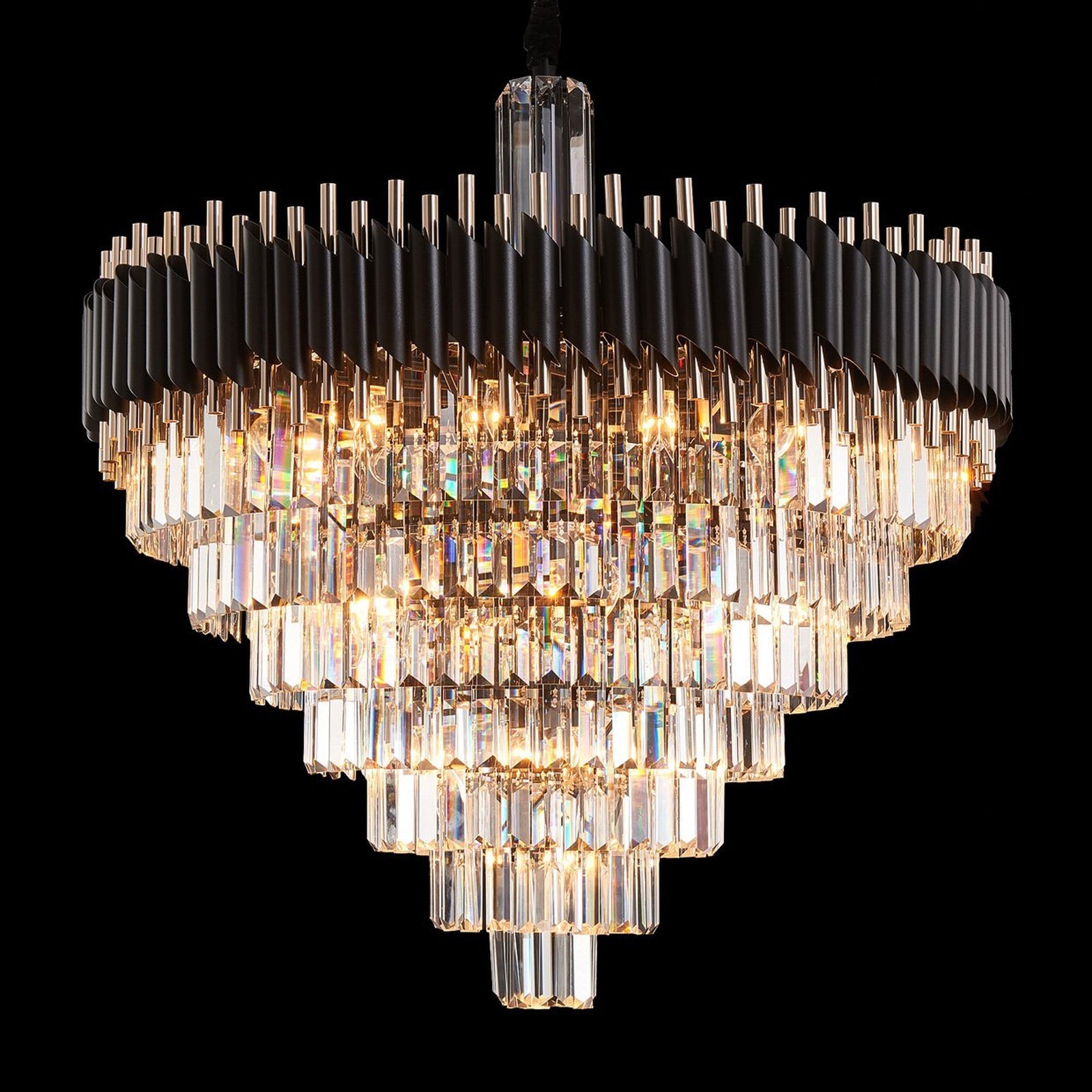 Michael Amini Lighting Symphony Round 37 Light Chandelier