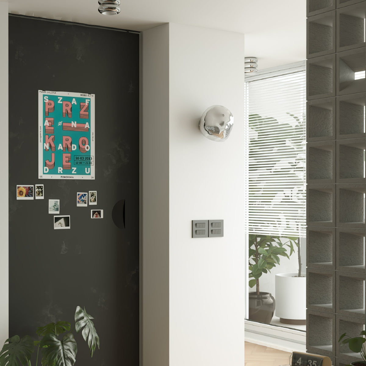 Lava Plug In Wall Lamp