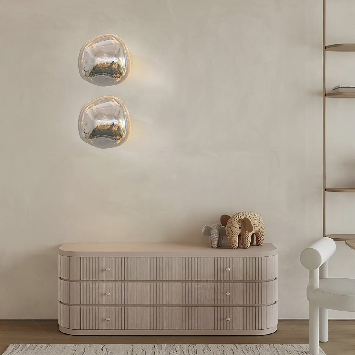 Lava Plug In Wall Lamp