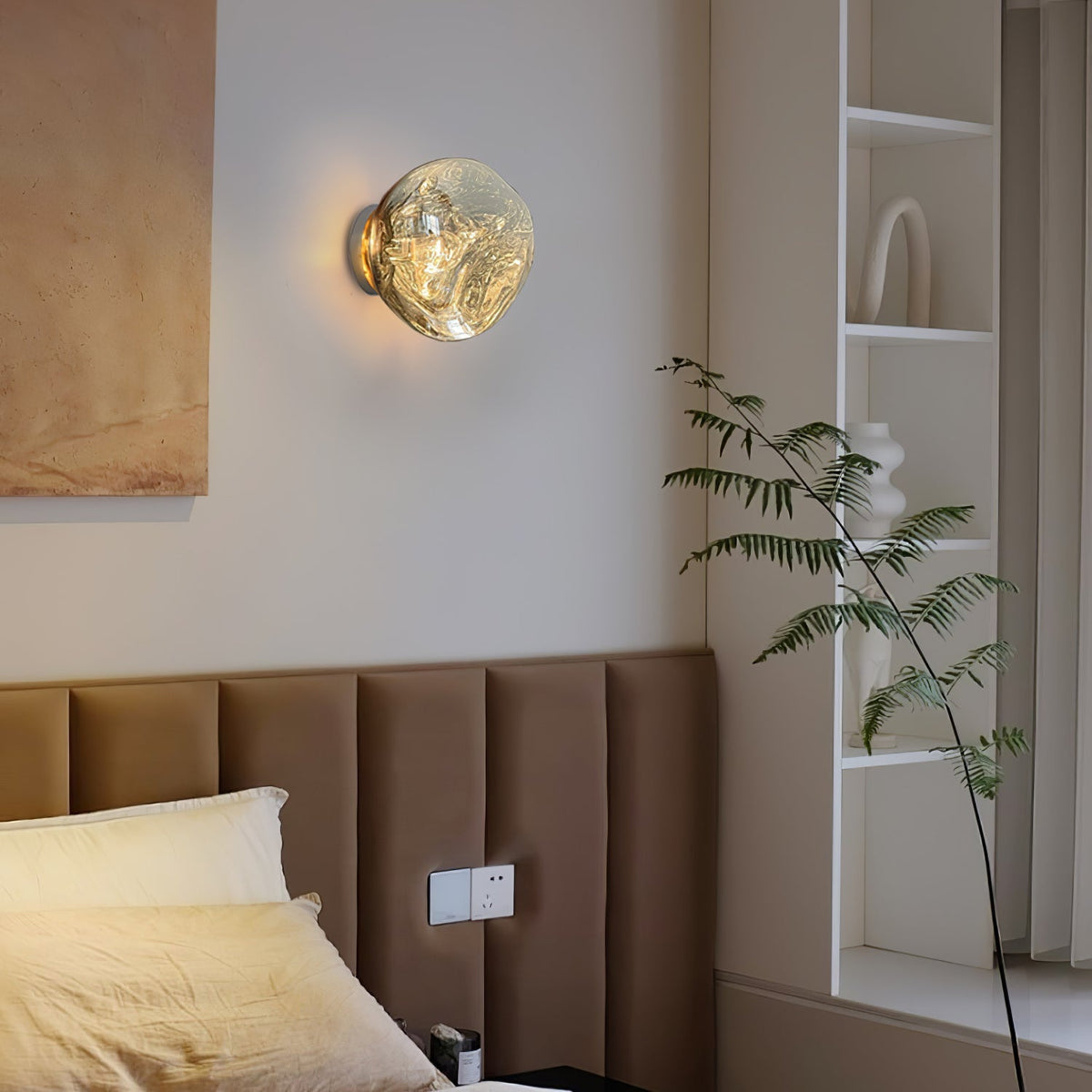 Lava Plug In Wall Lamp