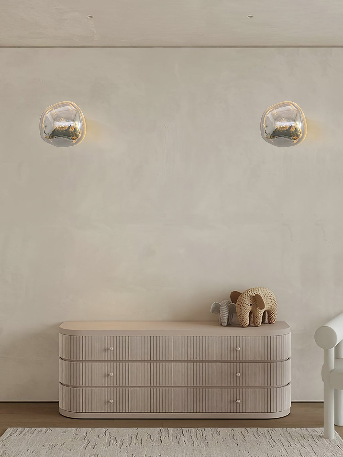 Lava Plug In Wall Lamp