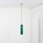Long Tube Glass Pendant Light