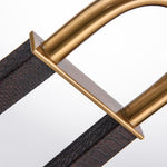 Artisan Leather-Textured Desk Lamp