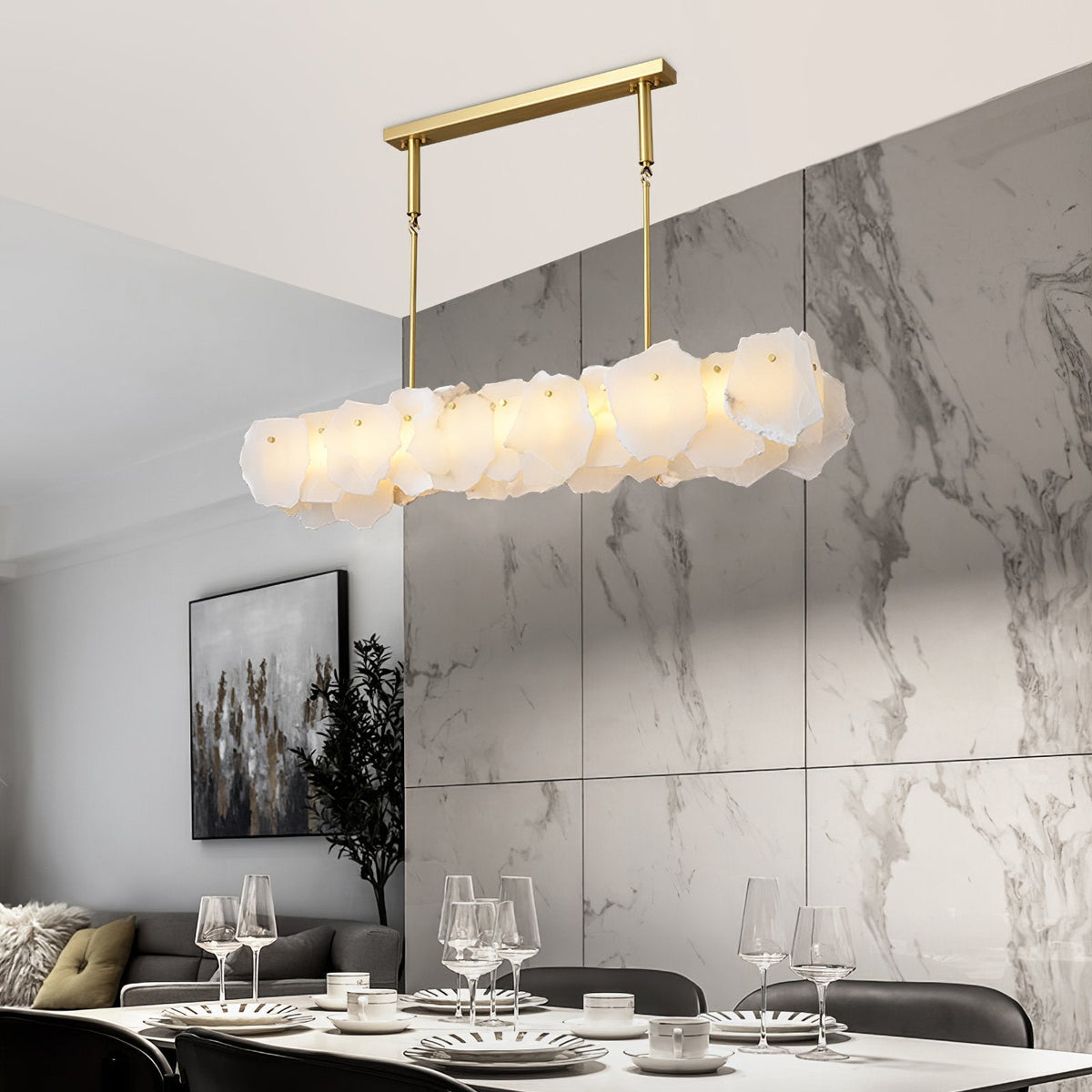 Alabaster Magari Pendant Light