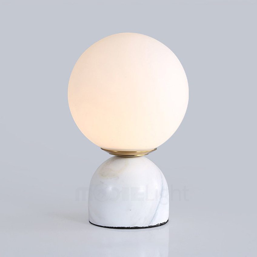 Small Marble Desk Lamp