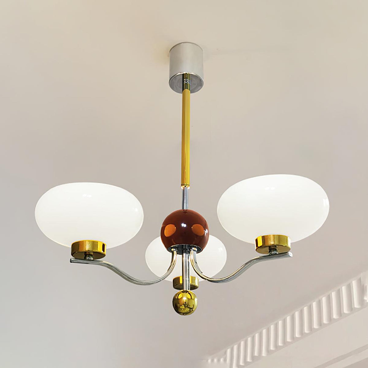 Medieval Style Bowl Chandelier