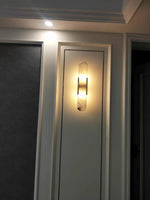Melange Elongated Alabaster Sconce