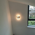 Melange Elongated Alabaster Sconce