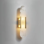 Melange Elongated Alabaster Sconce